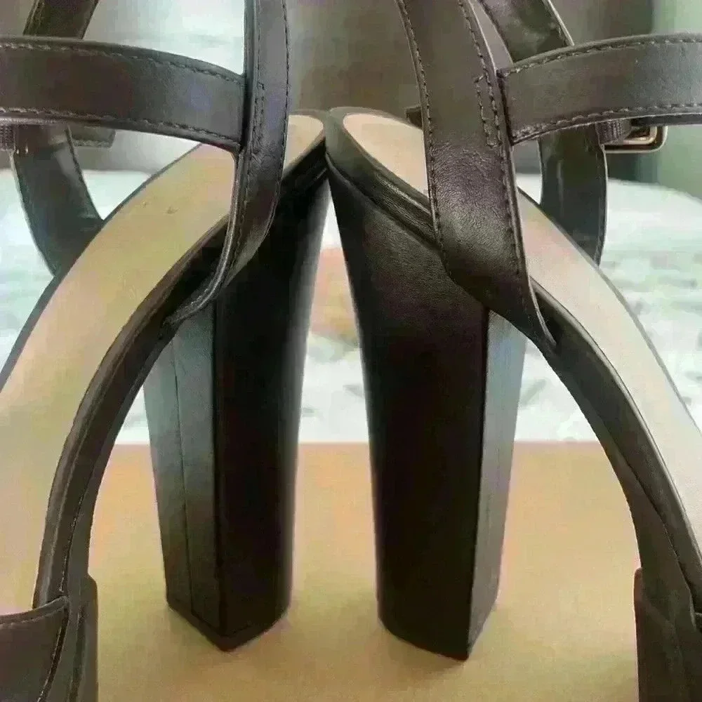 ALDO Brown Platform Sandals